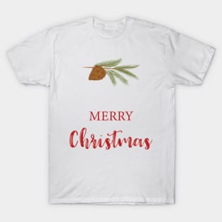 "Merry Christmas" Christmas Card T-Shirt